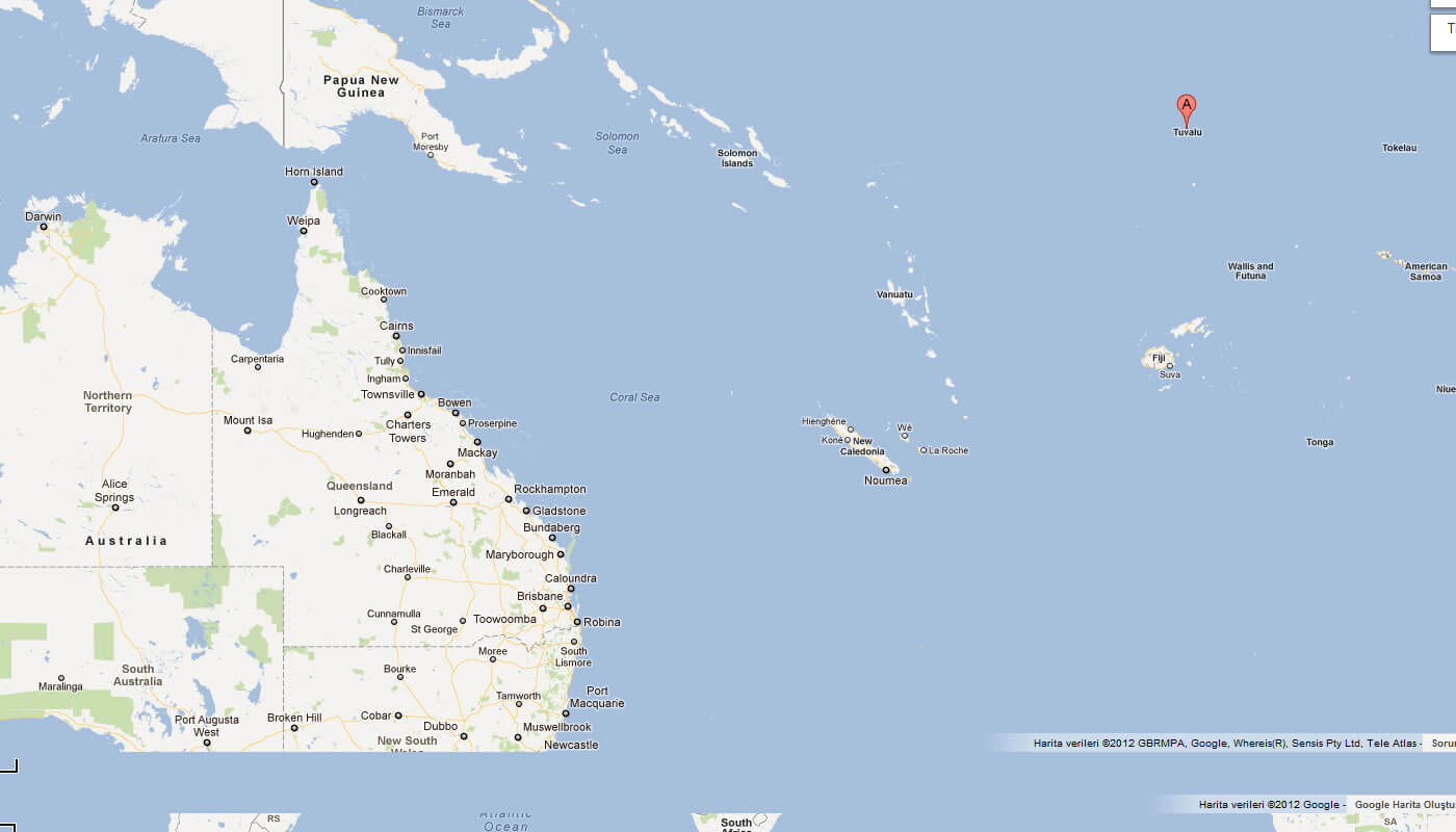 karte von tuvalu australisch